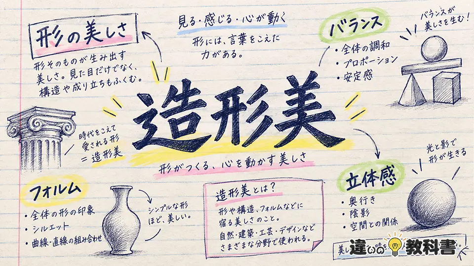造形美（ぞうけいび）の意味や使い方【図解Note】