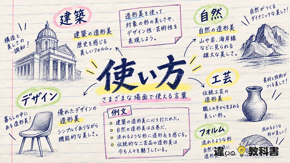 造形美の意味とは？読み方や英語表現をわかりやすく解説