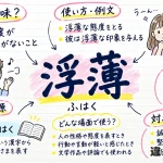 浮薄（ふはく）の意味や使い方【図解Note】