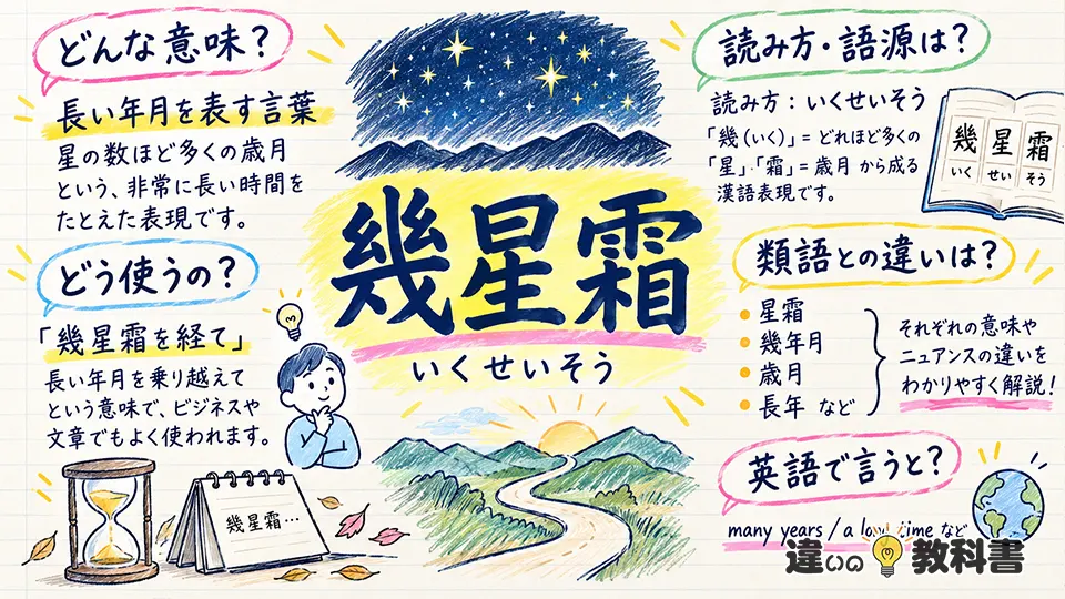幾星霜の意味を正しく理解するための疑問を解説