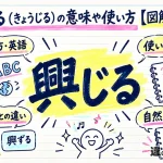 興じる（きょうじる）の意味や使い方【図解Note】