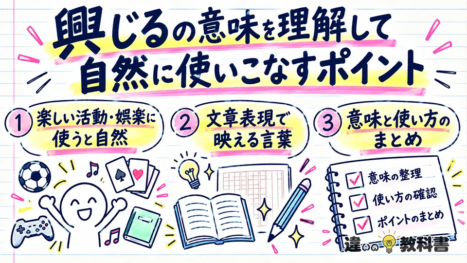 興じるの意味を理解して自然に使いこなすポイント