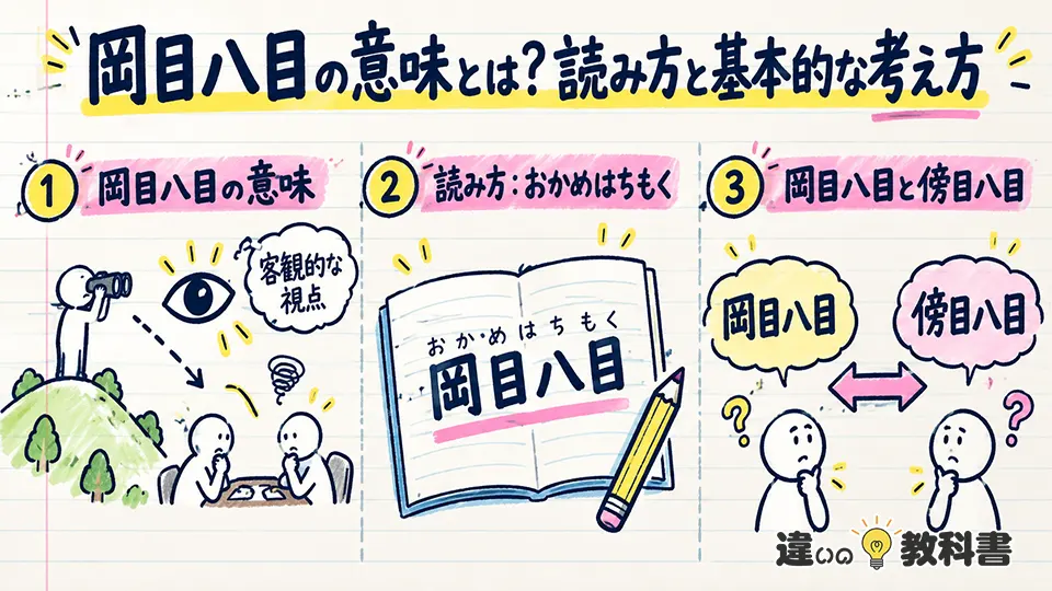 岡目八目の意味とは？読み方と基本的な考え方