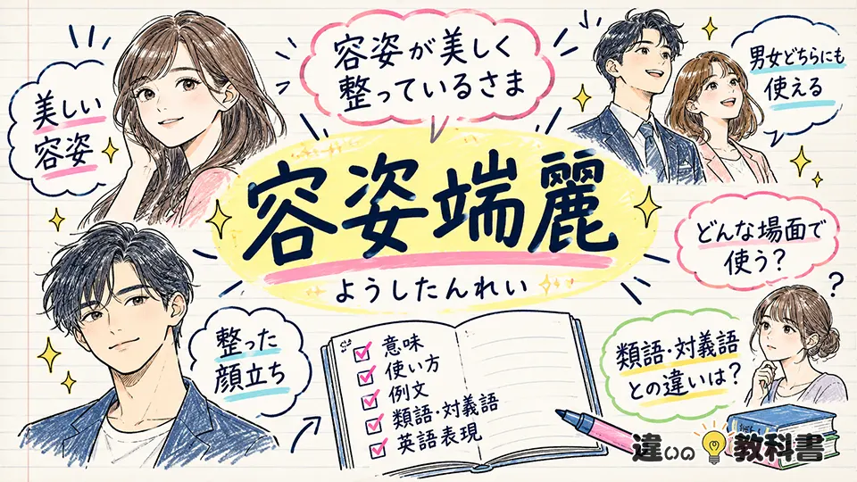 容姿端麗の意味がわかる使い方と例文｜男性・女性どちらにも使える？