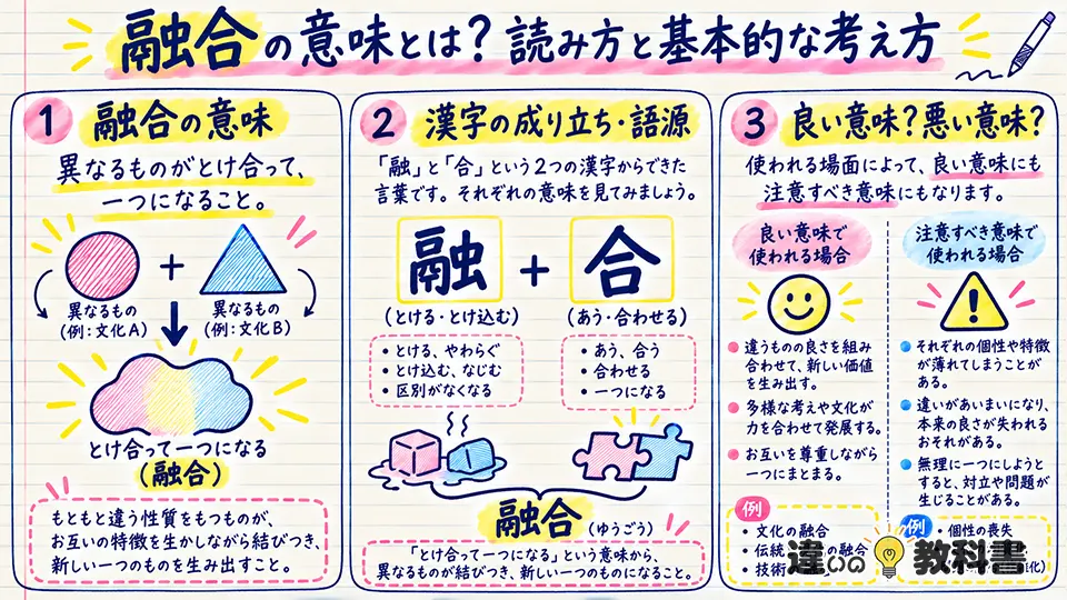 融合の意味とは？読み方と基本的な考え方